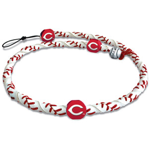 Support your favorite team in style with these one-size-fits-all GameWear Frozen Rope Necklace! Necklace made from the authentic elements of a baseball. Three rubber team logos, adjustable clasp, made from genuine baseball leather. Made By Gamewear Support your favorite team in style with these one-size-fits-all GameWear Frozen Rope Necklace! Necklace made from the authentic elements of a baseball. Three rubber team logos, adjustable clasp, made from genuine baseball leather. Made By Gamewear