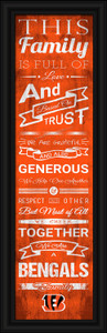 This full-color print features an inspiring message and lets everyone know who your family cheers for. The finished piece measures 24 x 8 inches in size and features the team logo. Made By Prints Charming This full-color print features an inspiring message and lets everyone know who your family cheers for. The finished piece measures 24 x 8 inches in size and features the team logo. Made By Prints Charming