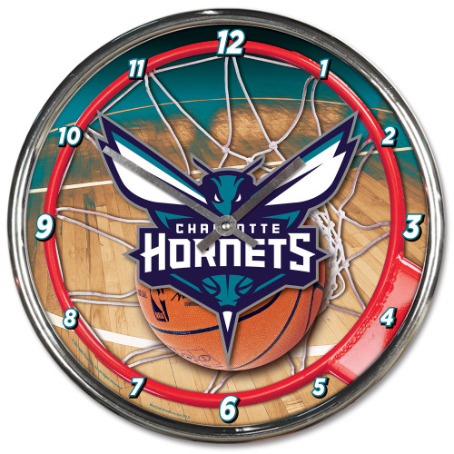 <span>This 12 inch plated clock is both a retro classic and a trendy find for a wall clock.&nbsp; Stunning graphics with a metal hands make a great fit in any fan cave, office, bar, or bedroom.&nbsp; Printed and assembled in the US with imported materials. Made by Wincraft.</span>