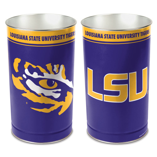 LSU Tigers Wastebasket 15 Inch