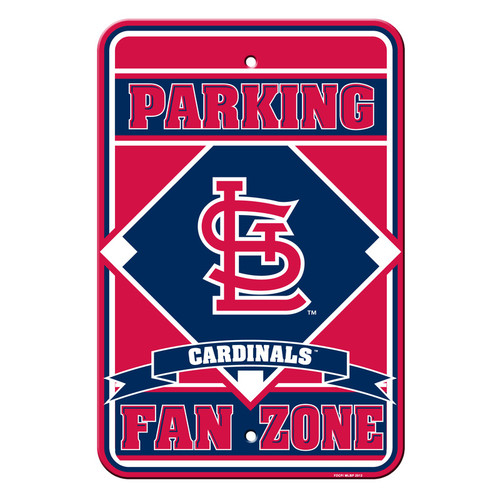 Lay claim to your spot and show your team spirit proudly with this 12' x 18" styrene plastic parking sign. Made in USA by Fremont Die