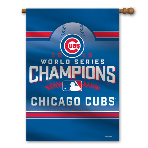 Chicago Cubs Banner 28x40 House Flag Style 2 Sided CO 海外 即決-