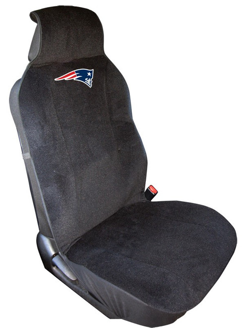 Deck out your ride in style with this officially licensed seat cover! Each seat cover is made out of a durable poly-velour material and features an embroidered team logo. The seat cover is stain resistant and fits most seats with adjustable head rests. Heavy duty security clips and easy to install instructions are included. Made By Fremont Die.