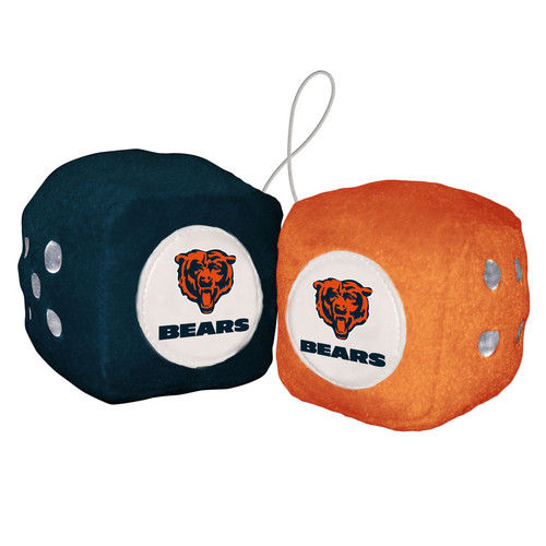Hang them in your car, sports room, office, or kids room!  The possibilities are endless!  This set of dice are made of a high quality plush, and each are 3” in size.  They come on a string to easily hang anywhere you choose!  A perfect gift for any sports fan!  Made by Fremont Die. Made By Fremont Die