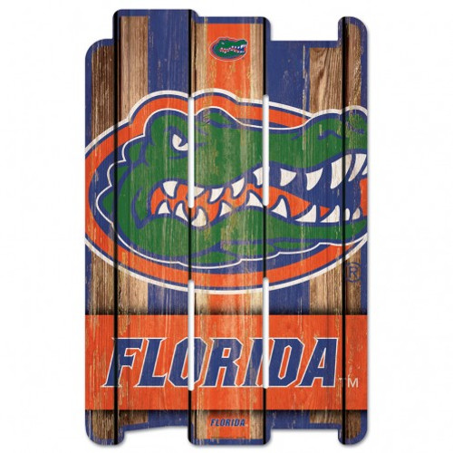 Each wood fence sign is made of 3/8 inch hardboard and cut with dimension to give you the feel of a real fence. It has a routed hanging hole in the back. Many of the graphics use a retro white washed effect that can represent how long you've been a fan of your favorite team. Made in the USA. Made By Wincraft, Inc.