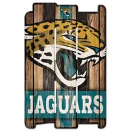 Jacksonville Jaguars Sign 11x17 Wood Fence Style Jacksonville Jaguars Sign 11x17 Wood Fence Style