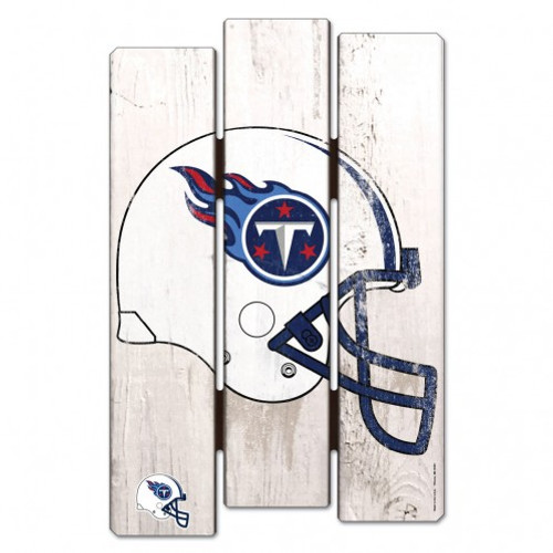 The fence sign is made of 3/8 inch hardboard and cut with dimension to give you the feel of a real fence. It has a routed hanging hole in the back. Many of the graphics use a retro white washed effect that can represent how long you've been a fan of your favorite team. Made in the USA by Wincraft.