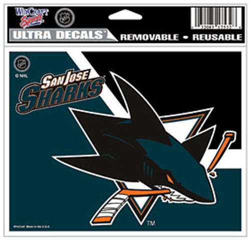 San Jose Sharks Decal 5x6 Multi Use Color San Jose Sharks Decal 5x6 Multi Use Color
