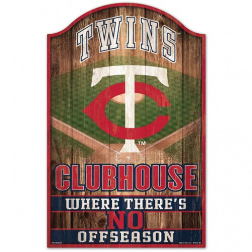 Minnesota Twins Sign 11x17 Wood Fan Cave Design Special Order