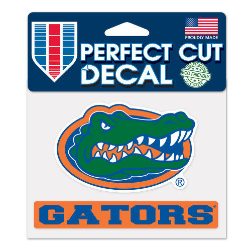 Perfect Cut decals are made of outdoor vinyl, permanent adhesive, image cut to the outside dimension of logo, full color detail is printed with a 3 yr outdoor rating. Supplied with a clear liner, transfer tape, and application instructions. Made in the USA. Made By Wincraft, Inc.