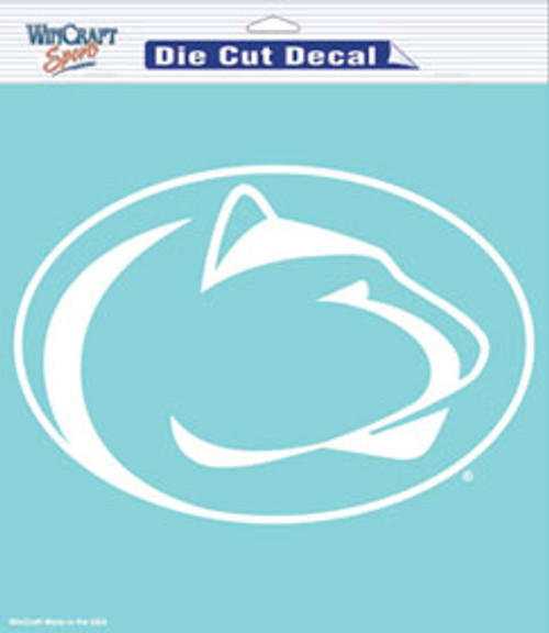 Licensed Die Cut decals are made of 3m optically clear cast vinyl, 3 year outdoor rating, permanent adhesive, image cut to the outside dimension of logo, fine detail is screened within the logo. Supplied with a clear liner, clear transfer tape, and application instructions. Measure 8" x 8". Made By Wincraft, Inc.