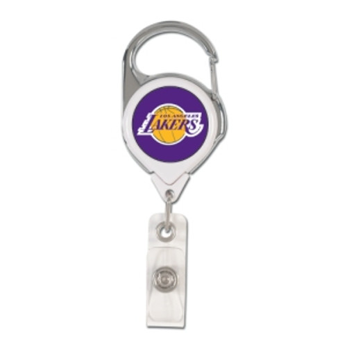 Officially licensed premium badge holders are a great item for those who are required to wear ID badges. The carabiner style metal clip allows for easy attachment. These 2 1/2" premium badge holders feature an anti-rotational cord that measures 34" and have a domed decoration on both sides. Made By Wincraft, Inc.