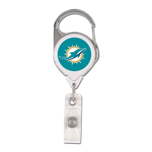 Officially licensed premium badge holders are a great item for those who are required to wear ID badges. The carabiner style metal clip allows for easy attachment. These 2 1/2" premium badge holders feature an anti-rotational cord that measures 34" and have a domed decoration on both sides. Made By Wincraft, Inc.