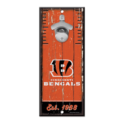 A classic retro fan cave essential. The 3/8 inch hardboard sign has a tough cast opener securely attached, and two mounting holes are drilled for easy hanging.  Made in the USA by Wincraft.