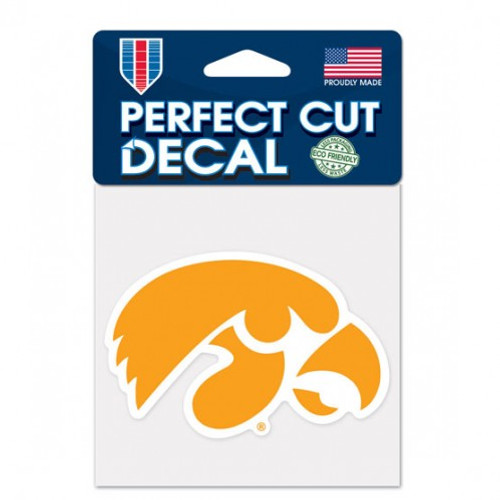 Perfect Cut decals are made of outdoor vinyl, permanent adhesive, image cut to the outside dimension of logo, full color detail is printed with a 3 yr outdoor rating. Supplied with a clear liner, transfer tape, and application instructions. Made in the USA. Made By Wincraft, Inc.