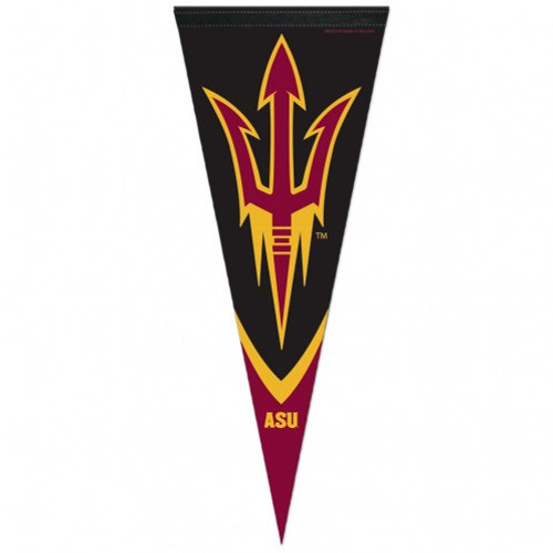 Premium pennants are the new throwback to classic wool pennant. The soft felt pennant is approximately 12x30 in size and features outstanding full color graphics. The pennant is durable enough to roll it up when you are at the game, and it looks great when you get home. Made by Wincraft.