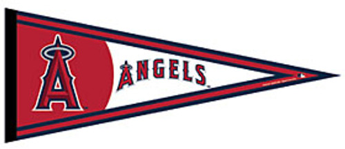 This is an officially licensed pennant. Felt pennants are the standard for sports. This icon is the all time favorite fan item. Packaged with hang tags for easy display. Measures 12" x 30". Made by WinCraft in the USA. Pennants must be shipped in a separate box to avoid damage. We ask for a minimum order of at least 6 per team, and a minimum order of 24 pennants total (example:  8 Cubs, 6 Vikings & 10 Lakers would be an acceptable order). Made By Wincraft, Inc.