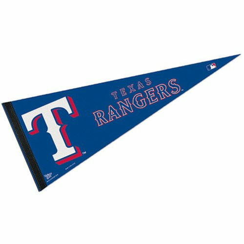 Texas Rangers Pennant 12x30 Throwback CO