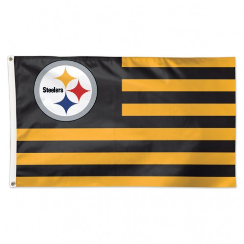 Officially licensed 3x5 Deluxe flag with premium durable fabric, two grommets and quality stitching including a quad stitched fly end. The vibrant imprint is 100% show through to the backside with a long lasting color-fast dye. Fly on a flagpole or hang it on a wall. Made by Wincraft.