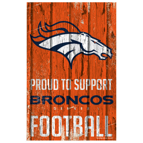 Sign measures 11x17 inches. Decorated with the colors and slogan of your team. Made by Wincraft.