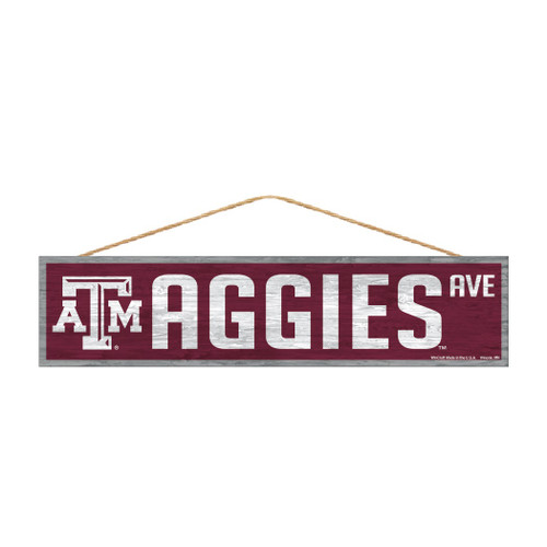 Sign measures 4x17 and is 1/4 inch thick. Decorated with the logo of your team. Made by Wincraft.