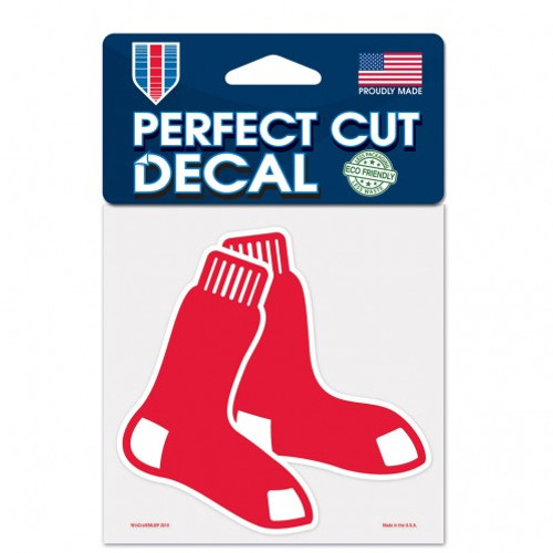 Boston Red Sox Decal 4x4 Perfect Cut Color Special Order