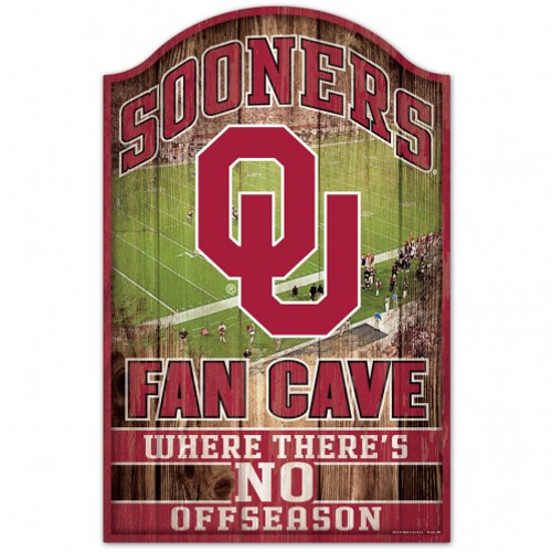 Oklahoma Sooners Sign 11x17 Wood Fan Cave Design Special Order