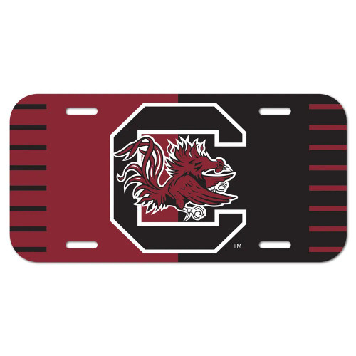 South Carolina Gamecocks Plastic License Plate South Carolina Gamecocks Plastic License Plate