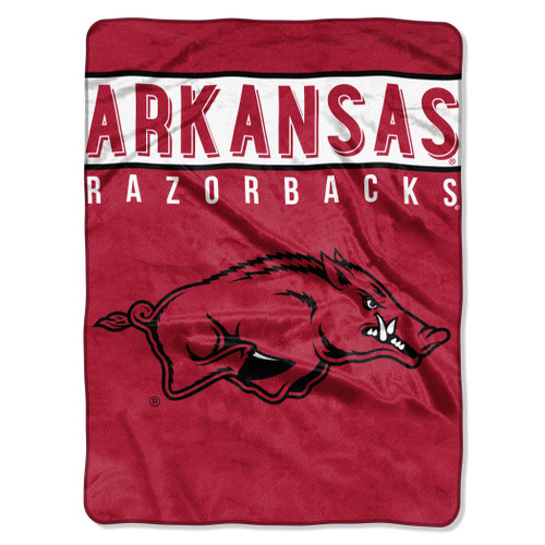 This is the softest, brightest, and plushest printed blanket on the planet! This luxurious throw can be used at the game, on a picnic, in the bedroom, or cuddle under it in the den while watching the game. These blankets are extra warm and have superior durability. They are easy to care for, and are machine washable and dryable. The throw blanket is made of acrylic and polyester, and is 60"x80" in size. Made By Northwest Company.