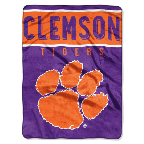 This is the softest, brightest, and plushest printed blanket on the planet! This luxurious throw can be used at the game, on a picnic, in the bedroom, or cuddle under it in the den while watching the game. These blankets are extra warm and have superior durability. They are easy to care for, and are machine washable and dryable. The throw blanket is made of acrylic and polyester, and is 60"x80" in size. Made By Northwest Company.