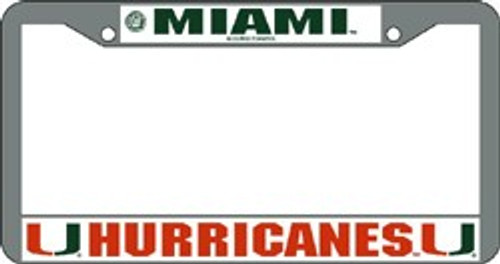 Show everyone who you root for with this chrome license plate frame! Features your favorite team's name and logo, and has pre-drilled holes for easy mounting. The chrome frame is very durable and will last for a long time! They are also a great gift for a fan. Made by Rico.