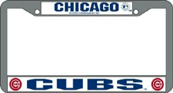 Show everyone who you root for with this chrome license plate frame! Features your favorite team's name and logo, and has pre-drilled holes for easy mounting. The chrome frame is very durable and will last for a long time! They are also a great gift for a fan. Made by Rico.