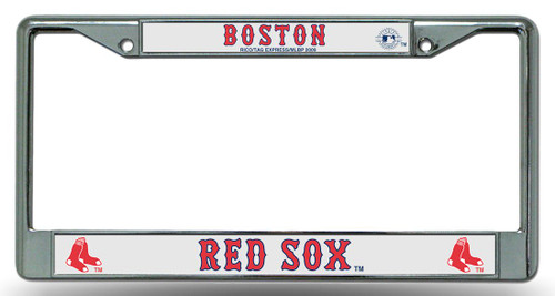 Show everyone who you root for with this chrome license plate frame! Features your favorite team's name and logo, and has pre-drilled holes for easy mounting. The chrome frame is very durable and will last for a long time! They are also a great gift for a fan. Made by Rico.