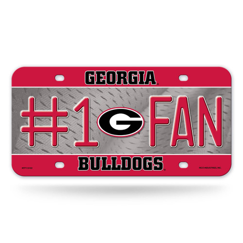 Show off your team spirit with this aluminum license plate! They are 1/16" thick and 6"x12" in size. These are great for the car, or even to display at home or the office. They feature bright, vibrant colors that will catch anyone's eye!. Made By Rico Industries