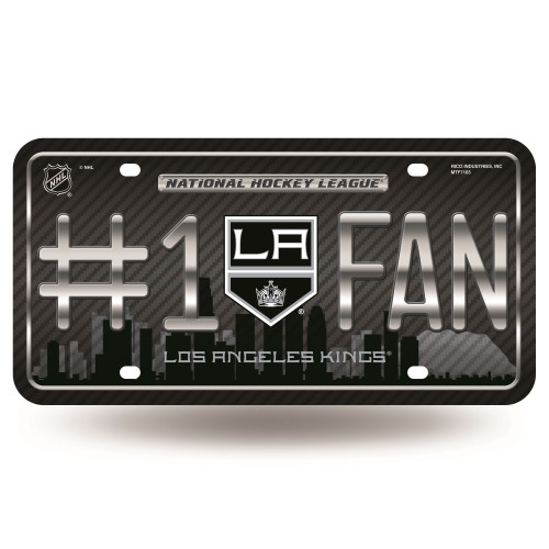Show off your team spirit with this aluminum license plate! They are 1/16" thick and 6"x12" in size. These are great for the car, or even to display at home or the office. They feature bright, vibrant colors that will catch anyone's eye! Made By Rico Industries.