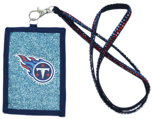 This lanyard with attached nylon ID case is perfect for work or the game! The ID case has a zipper pocket to put your ID, credit card or money in. The ID case is printed with your teams logo and outlined with beads. The lanyard is encrusted with a double row of team color beads. It is approximately 22" long. The ID case is approximately 3"x2" in size. Made By Rico Industries