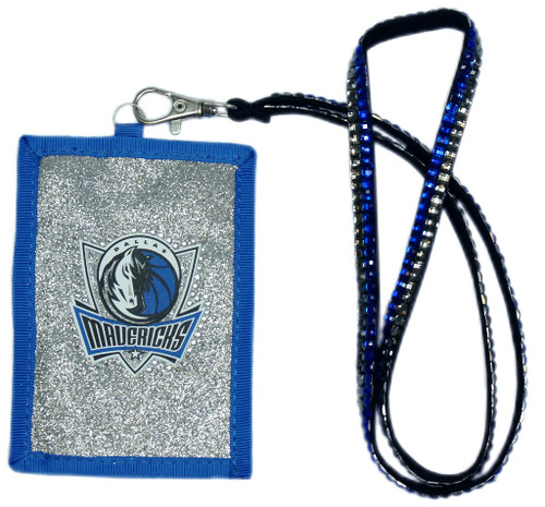 This lanyard with attached nylon ID case is perfect for work or the game! The ID case has a zipper pocket to put your ID, credit card or money in. The ID case is printed with your teams logo and outlined with beads. The lanyard is encrusted with a double row of team color beads. It is approximately 22" long. The ID case is approximately 3"x2" in size. Made By Rico Industries