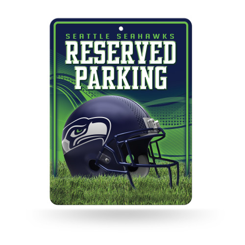 This parking sign has beautiful graphics using a 4 color process on embossed metal. It has a pre-drilled hole for easy hanging. The sign is approximately 8.5"x11" in size. The perfect gift for your favorite sports fan. Made By Rico Industries