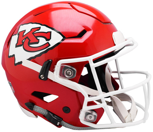 The SpeedFlex helmet has quickly become the most popular helmet of choice by top NFL players. This helmet is the most authentically-inspired collectible. Comes complete with comfort overliner and quick release facemask attachments. The unmistakable look of the SpeedFlex has become the new icon of the game. Made by Riddell.