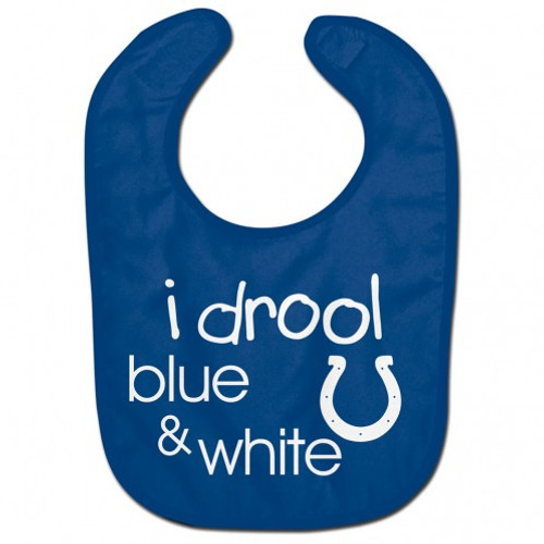 Indianapolis Colts Baby Bib All Pro Style I Drool Design Special Order