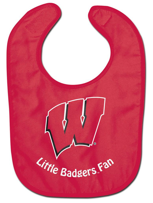 Officially licensed NFL baby bib made of two ply soft polyester front and absorbent cotton terry back. It is decorated with a fun full color imprint. Finished with adjustable baby velcro. Printed in the USA with imported fabric. Made By Wincraft, Inc.