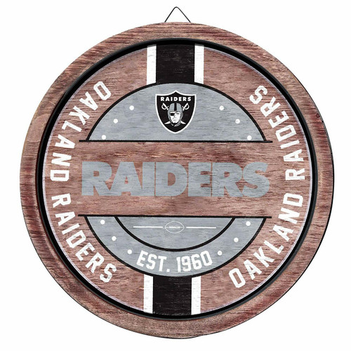 Oakland Raiders Sign Wood Barrel Design Oakland Raiders Sign Wood Barrel Design
