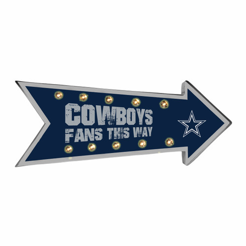 Dallas Cowboys Sign Running Light Marquee