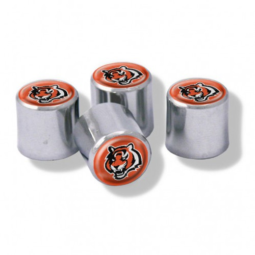 Polyurethane domed insert of your favorite team logo and colors. Carefully twist onto valve stems to replace your current caps. Universal fit. One set of 4. Made by Wincraft.