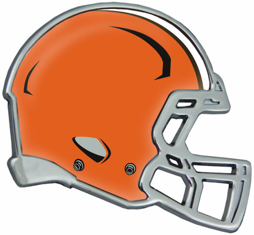 This 3.2"x 3" Helmet Shaped Auto Emblem is made from heavy metal and triple chrome plated for a long lasting great look. It features a full-color domed insert highlighting your NFL team's helmet! Made to last for years. Comes with easy to use peel and stick foam adhesive (which is strong and shaped to match the design; not strips). Officially Licensed Product exclusively by Stockdale. USA decorated. Made By Stockdale Technologies