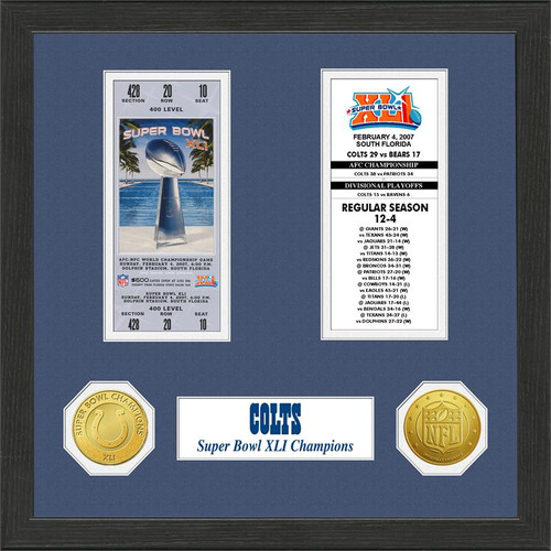 Houston Oilers Double Matted Frame with Logo Coin