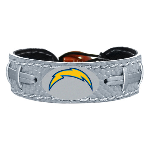 Support your team by wearing a classic team  bracelet! This handmade bracelet is made of genuine leather. The bracelet also features a ceramic bead and elastic loops for closure. There are two loops for adjustable sizing, making sure your bracelet is secure. One size fits all, and will fit most children and adults. Not recommended for children under 5. Made By Gamewear