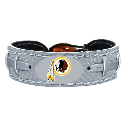 Support your team by wearing a classic team  bracelet! This handmade bracelet is made of genuine leather. The bracelet also features a ceramic bead and elastic loops for closure. There are two loops for adjustable sizing, making sure your bracelet is secure. One size fits all, and will fit most children and adults. Not recommended for children under 5. Made By Gamewear