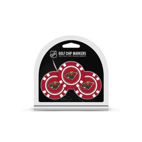 Minnesota Wild Golf Chip with Marker 3 Pack Minnesota Wild Golf Chip with Marker 3 Pack