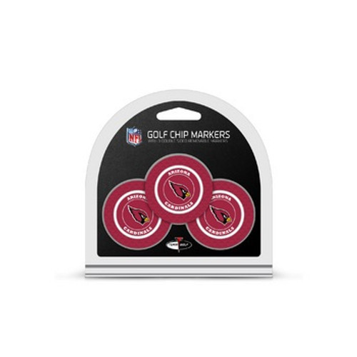 The 3 Pack Golf Chip includes 3 colored golf chip ball markers, as well as 3 double sided enamel color fill magnetic markers, each fitting securely into each chip. Made by Team Golf. The 3 Pack Golf Chip includes 3 colored golf chip ball markers, as well as 3 double sided enamel color fill magnetic markers, each fitting securely into each chip. Made by Team Golf.